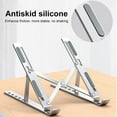 thumbnail image 3 of Foldable Aluminum Laptop Stand Support Base Notebook Stand For MacBook Pro Lapdesk Computer Laptop Holder Cooling Bracket, 3 of 11