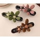 thumbnail image 3 of Pinzas rectas con forma de pico de pato y flores retro, horquilla y pinza recta con forma de pico de pato y flores retro, pinzas para el pelo elegantes con forma de pico de pato, planas y de fijación, 3 of 8