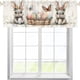 thumbnail image 1 of Decoración del hogar, decoración de habitaciones, decoración de paredes, cenefas de huevos de conejito de Pascua para cocina, sala de estar, baño, dormitorio, ventana, cenefa de cortina de conejos de, 1 of 9