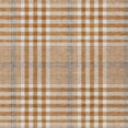 thumbnail image 5 of 3' X 5' Brown Beige And Beige Plaid Washable Indoor Outdoor Area Rug, 5 of 5