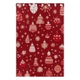thumbnail image 5 of Christmas Decorations Red Black Out Curtains 84 Inch Length for Bedroom Living Room Windows 2 Panels Set, 5 of 6