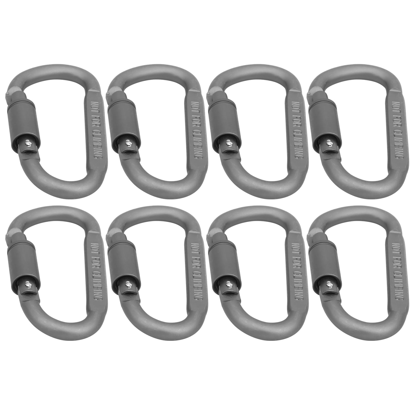 1/5/8PCS Aluminum Carabiner D-Ring Key Chain Keychain Clip Hook Outdoor Buckle 