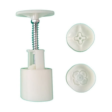 

SEFUONI Moon Cake Moulds Persimmon/Peanut Shape Design Hand Pressure Moon Cake Decoration for Baking DIY Mooncake Baking Gadgets