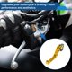 thumbnail image 3 of Palancas de freno y embrague cortas para Yamaha YFZ 450 S/T/V 2003-2006, palanca de freno ajustable de motocicleta, aleación de aluminio, tono dorado sólido, 1 par, 3 of 6