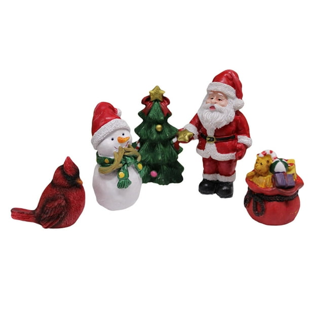 Christmas Miniature Ornaments Resin Mini Christmas Ornaments
