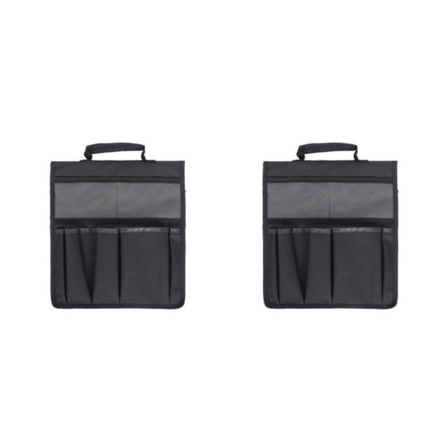 Transemion Stool Pouch Tools Secure And Accessible Durable Foldable Garden Kneeler Tool Bag Black 2Set