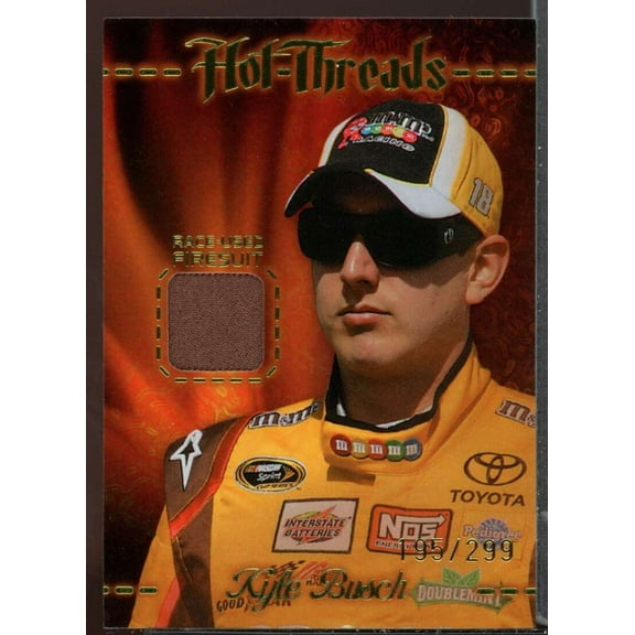 Kyle Busch Card 2010 Press Pass Premium Hot Threads #HTKyB