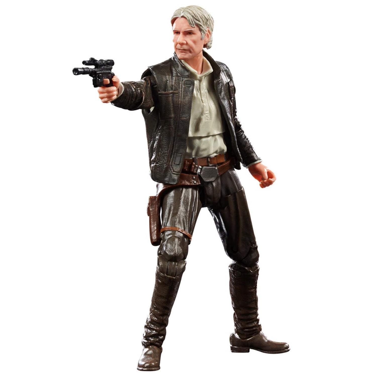 STAR WARS The Black Series Archive Han Solo Toy 6-Inch-Scale The Force Awakens Collectible Action Figure, Toys for Kids 4 and Up (NON-MINT PACKAGE)