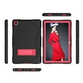 thumbnail image 3 of Allytech Galaxy Tab A7 10.4" Case 2020 SM-T500 T505 T507, Protection Drop Proof Kickstand [Without Screen Protector] Kids Friendly Cover Case for Samsung Galaxy Tab A7 10.4" T500, Black/Red, 3 of 7