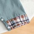 thumbnail image 4 of Akiihool Baby Boy Outfits Newborn Baby Cute Design Bodysuit Short Sleeve One-Piece Baby Clothes for Boys (Blue,12-18 Months), 4 of 8