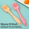 thumbnail image 5 of Wovilon Silicone Basting Brushes, Heat Resistant Pastry Brushes Spread Oil Butter Sauce Marinades for Bbq Grill Barbecue Baking Kitchen Cooking Bpa Free Dishwasher Safe, 5 of 7