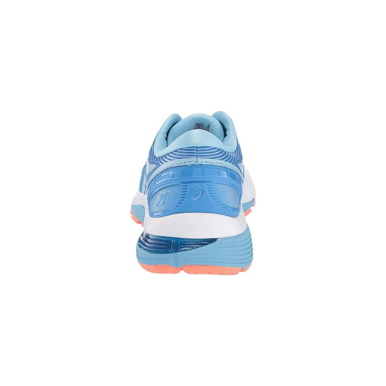 Asics women's gel-nimbus 21 top shoe - blue coast/skylight