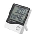 thumbnail image 2 of Termómetro de habitación higrómetro digital LCD grande HTC-1 con reloj despertador Tmvgtek Para estrenar, 2 of 5
