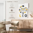 thumbnail image 5 of Elephant Stock Leo Zodiac Sign Wall Art - Vertical Canvas Wall Art - Living Room Wall Decor - Religion And Spirituality Canvas - White And Gray Decor - 30" x 45", 5 of 8