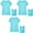 Caribbean, variant on Aquaguard Women's Premium Jersey T-Shirt (3 Pack)