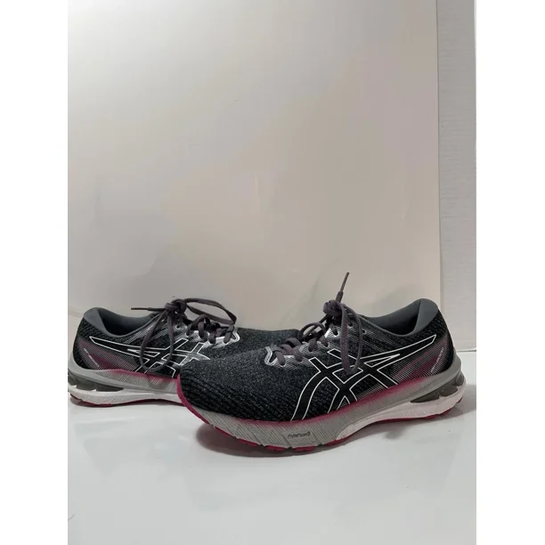 Asics GT-2000 10 Shoes Size 8.5 Grey Pink Running Sneakers Lace up Mesh
