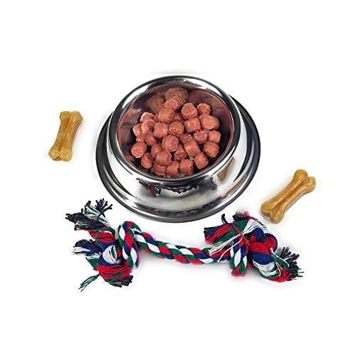 Tazon de plata Perfect Petzzz con comida para mascotas simu