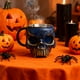 thumbnail image 4 of Tazas azules Taza decorativa Exquisita taza de calavera azul de Halloween Simulación de resina Configuración de mesa Tazas de café Taza de café Tazas Tazas de café, 4 of 9