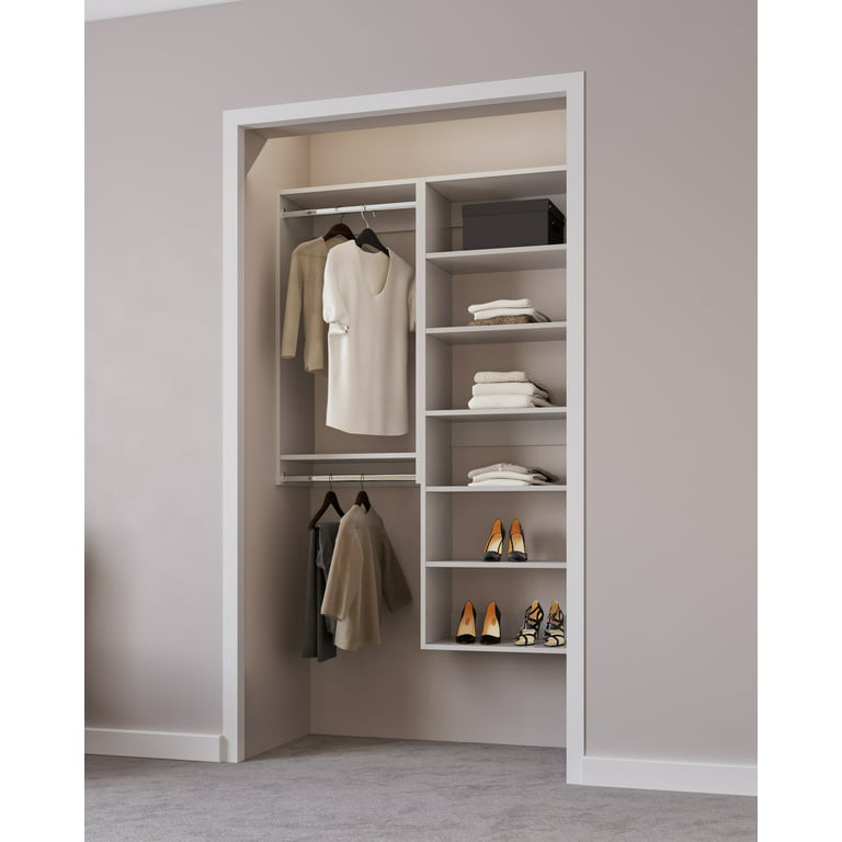 Modular Closet System - Closet Organizers and Storage - A Closet  Organization System for Home Organization Including a Hanging Closet  Organizer and