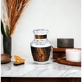 thumbnail image 5 of JAGASY Orange Butterfly Urn for Ashes for Women - Memorial Tiny Urn for Ashes Adult Male & Female - Leaf Decorative Keepsake Urn - Black Funeral Small Urn for Mom & Dad - ( 3 Inch), 5 of 7