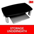 thumbnail image 5 of Soporte Para Monitor Ajustable Extra Ancho De 3M Tres Segmentos De Patas Simplemente Ajuste La Altura De 1"" A 5 7/8"" Plataforma Resistente Que Soporta Hasta 40 Lbs Espacio De 16 Pulgadas Entre Colum, 5 of 5