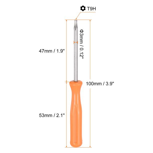 Uxcell Torx Screwdriver T9H 4
