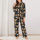 thumbnail image 2 of Balery Cute Dogs Corgi Conjunto de Pijama con Estampado para Mujer, Conjunto de Dos Piezas con Manga Larga, Ropa de Dormir Suave con Bolsillos, Pijamas Cómodos-Small, 2 of 7