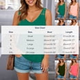 thumbnail image 3 of QUNYINEY Tank Top for Women Pink with Built In Bra Summer Tops Cutout Flowy V Neck Sleeveless Loose Fit Womens Shirts, 3 of 9