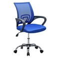 thumbnail image 1 of Silla De Escritorio Ergonómica Mesh Para Oficina Transpirable Giro 360 azul Big Room KT-251, 1 of 8