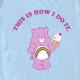 thumbnail image 2 of Men's Care Bears This is How I do It Cheer  Graphic Tee Light Blue X Large, 2 of 4