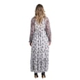 thumbnail image 3 of Destination Maternity Women's Chiffon Maxi Dress with Long Sleeves, Sizes S-XXL, 3 of 3