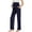 Z Navy D, variant on Bovxnpu Maternity Clothes For Women, Women's Maternity Pants Stretchy Lounge Wide Leg Trousers with Pockets, Pregnant Woman Thin Solid Mother Casual Elastic Pants S
