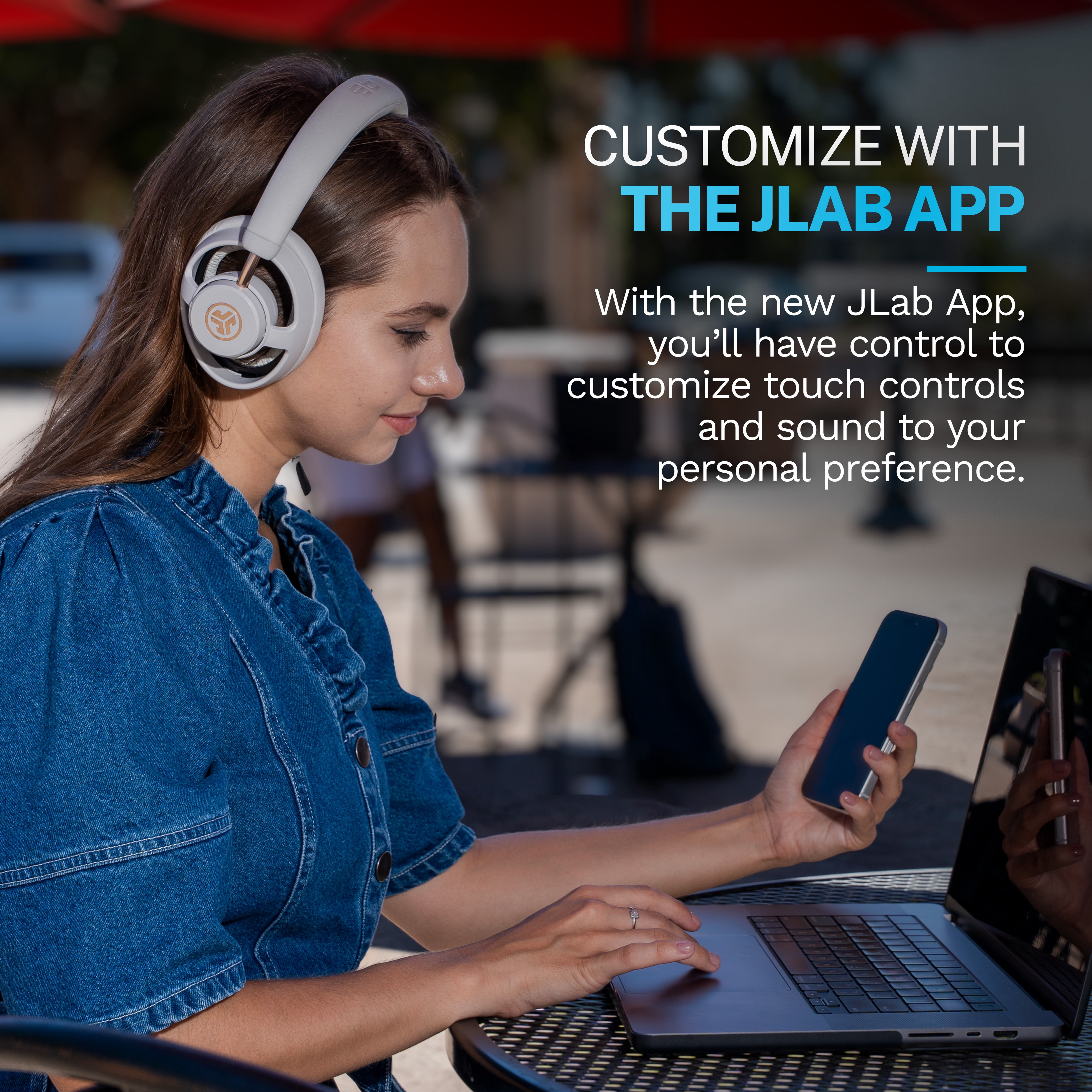 JLab JBuds Open Wireless Headphones, Cloud Foam Comfort, 24Hr Battery, Open-Ear, Cloud White