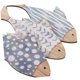 thumbnail image 4 of 3 piezas de peces de madera, banco de peces, pared, temática playera, color azul, 4 of 5