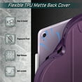 thumbnail image 4 of Fintie Magnetic Stand Case for iPad Air 13-inch (M3) 2025, (M2) 2024 - Multiple Angles Shockproof TPU Cover with Pencil Holder, Purple, 4 of 10