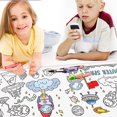 thumbnail image 4 of Coloring Paper Roll for Kids Sticky Drawing Paper Roll, 4 of 14