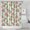 Pioneer Flower Floral-1, variant on Pioneer Flower Floral Print Pattern Shower Curtain 84"x72", Bathroom Decorative Shower Curtain Set with 12 Hooks, Waterproof Washable