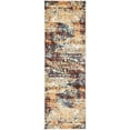 thumbnail image 2 of Unique Loom Mystic Modern Area Rug 2' x 6' Runner Peach/Beige, 2 of 10
