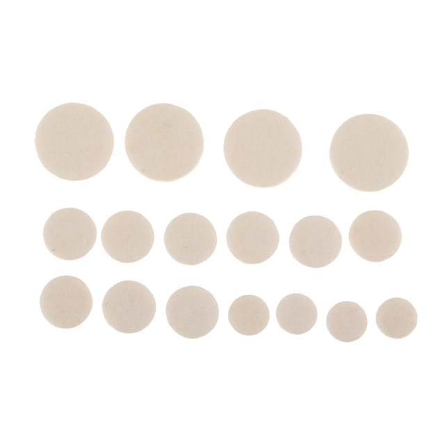 Juego De 17 Pastillas Eb Clarinet Set Para Piezas De Repuesto De Viento De Sunnimix Estera para almohadillas de cojín para clarinete