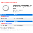 thumbnail image 2 of Exhaust Gasket - Compatible with 1997 Geo Tracker 1.6L 4-Cylinder 16-Valve SOHC, 2 of 2