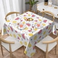 thumbnail image 2 of Zufioo Watermelon And Lemon Print Square Decorative Tablecloth, Wrinkle-resistant, Waterproof and Oil-resistant Tablecloth Coffee Table Cloth, Suitable for Restaurants-60"x60", 2 of 8
