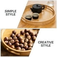 thumbnail image 3 of Yardwe Round Serving Tray, Khaki Color, Practical and Tray for Events, Parties, and Home Use, 3 of 8