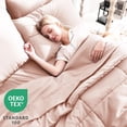 thumbnail image 3 of Queen Comforter Set, Dark Grey 7 Pieces Bed in a Bag All Season Bedding, with Stitch Quilted Comforter Flat Sheet Fitted Sheet Pillowcases, 3 of 9
