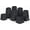 8 IN - 6 pack, variant on Bed Risers 8 inch Heavy Duty,Elevation in Heights 3, 5, 8 Inch,Adjustable Furniture Risers for Chair Table and Desk Lifting (6 Pack,Black)