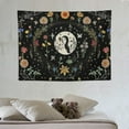 thumbnail image 4 of COMIO  Plant Tapestry, Nature Moon Phase Colorful Flower Garden Tapestries Aesthetic Botanical Star Butterfly Wall Decor for Home Bedroom, 4 of 7