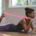 thumbnail image 3 of Yoga Strap Athletic Stretch Band with Adjustable Metal D-Ring Buckle Loop, 3 of 5