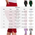 thumbnail image 4 of Summer Plus Size Yoga Shorts for Womens High Waisted Solid Color Capris Matching Slim Fitting Yoga Gym Pants Leggings, 4 of 9