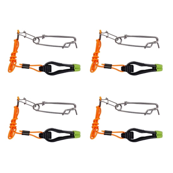 YIGSECU 4pcs Fishing Tackle for Planer Board Trolling Fishing Power Grip Line Release Clip Weights Clip
