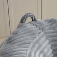 thumbnail image 4 of Leumius Lazy Sofa,Corduroy Fabric Oversized Bean Bag Sofa with High Back,Lounge Floor Sofa for Gaming,Reading Living Room Bedroom Office,Gray, 4 of 7