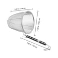 thumbnail image 2 of 1pc de acero inoxidable Colador de fideos Scoop Mesh Colander Scoop (color surtido), 2 of 6